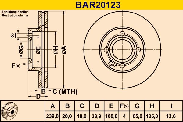 Barum BAR20123 - Discofreno autozon.pro