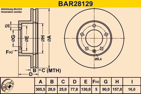 Barum BAR28129 - Discofreno autozon.pro