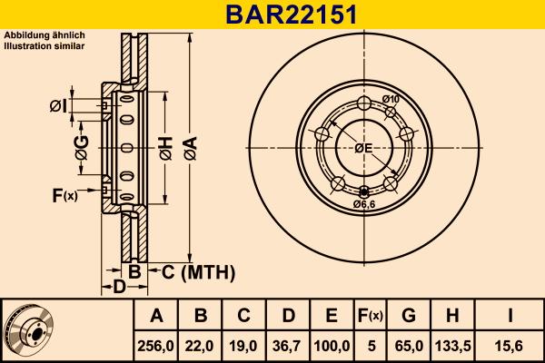 Barum BAR22151 - Discofreno autozon.pro