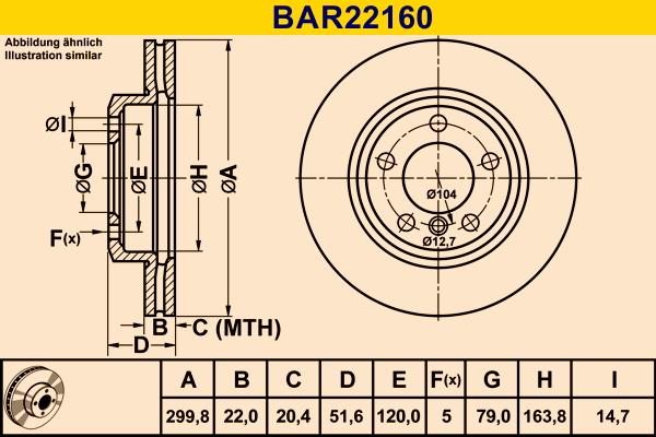 Barum BAR22160 - Discofreno autozon.pro