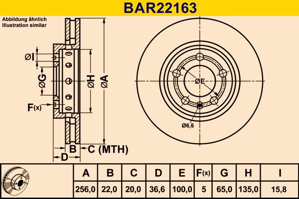 Barum BAR22163 - Discofreno autozon.pro