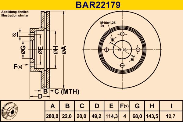 Barum BAR22179 - Discofreno autozon.pro