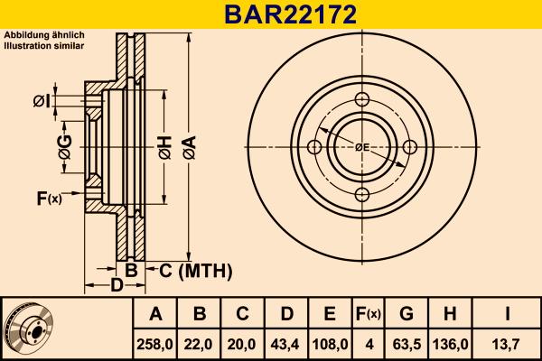 Barum BAR22172 - Discofreno autozon.pro