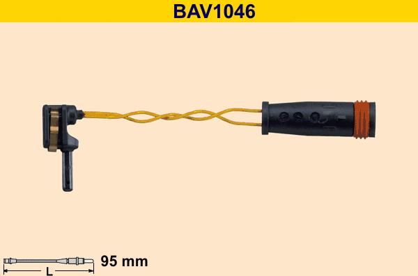 Barum BAV1046 - Contatto segnalazione, Usura past. freno / mat. d'attrito autozon.pro