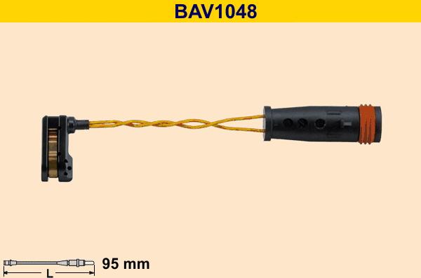 Barum BAV1048 - Contatto segnalazione, Usura past. freno / mat. d'attrito autozon.pro