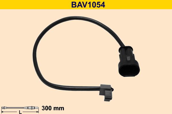 Barum BAV1054 - Contatto segnalazione, Usura past. freno / mat. d'attrito autozon.pro