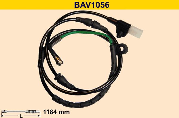 Barum BAV1056 - Contatto segnalazione, Usura past. freno / mat. d'attrito autozon.pro