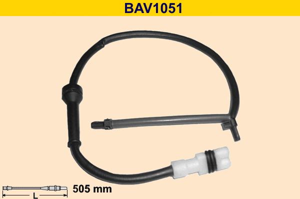 Barum BAV1051 - Contatto segnalazione, Usura past. freno / mat. d'attrito autozon.pro