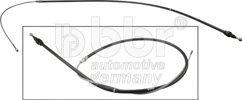 BBR Automotive 001-10-17933 - Cavo comando, Freno stazionamento autozon.pro