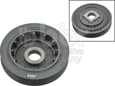 BBR Automotive 001-10-29807 - Puleggia cinghia, Albero a gomiti autozon.pro