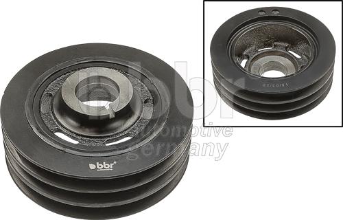 BBR Automotive 001-10-25821 - Puleggia cinghia, Albero a gomiti autozon.pro