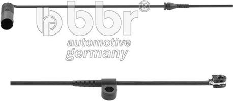 BBR Automotive 003-10-12405 - Contatto segnalazione, Usura past. freno / mat. d'attrito autozon.pro