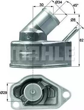 BEHR TI 10 92 - Termostato, Refrigerante autozon.pro