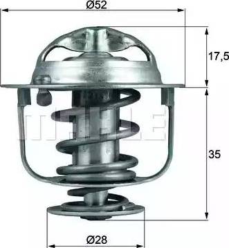 BEHR TX 119 82D - Termostato, Refrigerante autozon.pro