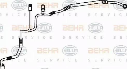 BEHR HELLA Service 9GS 351 337-191 - Condotto alta pressione, Climatizzatore autozon.pro