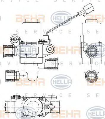 BEHR HELLA Service 9XL 351 328-361 - Valvola regolazione refrigerante autozon.pro