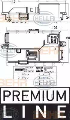 BEHR HELLA Service 5HL 351 321-671 - Regolatore, Ventitlatore abitacolo autozon.pro