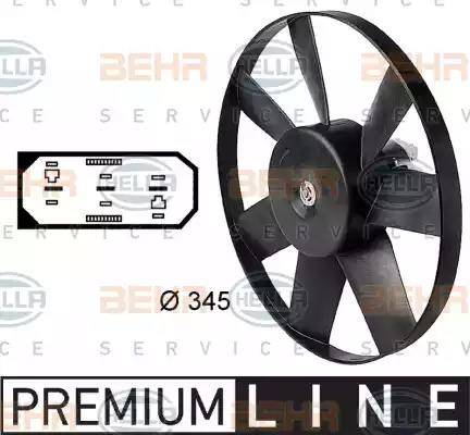 BEHR HELLA Service 8EW 009 144-451 - Ventola, Raffreddamento motore autozon.pro