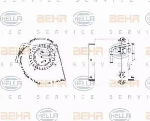 BEHR HELLA Service 8EW 009 158-511 - Ventilatore abitacolo autozon.pro