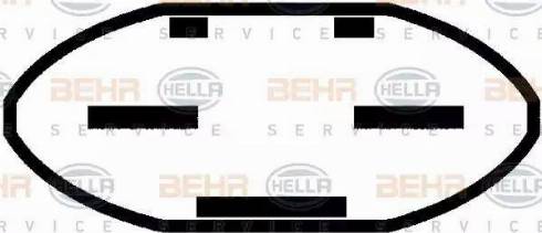 BEHR HELLA Service 8EW 009 158-771 - Ventola, Raffreddamento motore autozon.pro