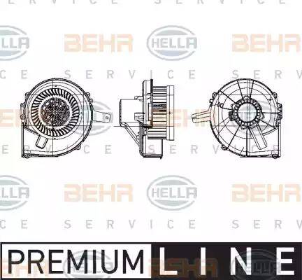 BEHR HELLA Service 8EW 009 157-141 - Ventilatore abitacolo autozon.pro