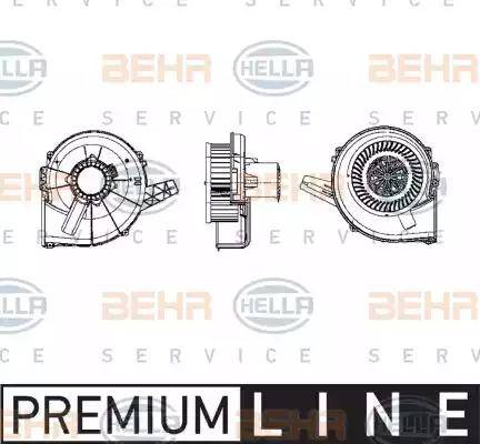 BEHR HELLA Service 8EW 009 157-111 - Ventilatore abitacolo autozon.pro