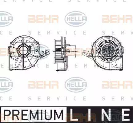 BEHR HELLA Service 8EW 009 157-131 - Ventilatore abitacolo autozon.pro