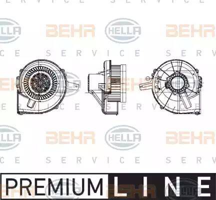 BEHR HELLA Service 8EW 009 157-121 - Ventilatore abitacolo autozon.pro