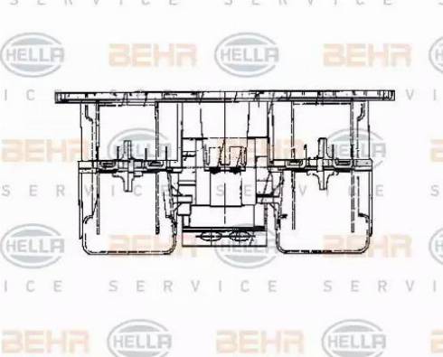 BEHR HELLA Service 8EW 009 160-781 - Ventilatore abitacolo autozon.pro