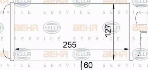 BEHR HELLA Service 8FH 351 024-441 - Scambiatore calore, Riscaldamento abitacolo autozon.pro