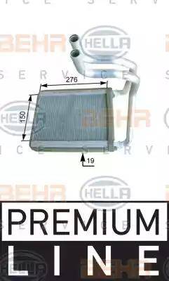 BEHR HELLA Service 8FH 351 315-241 - Scambiatore calore, Riscaldamento abitacolo autozon.pro