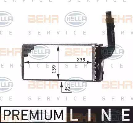 BEHR HELLA Service 8FH 351 311-651 - Scambiatore calore, Riscaldamento abitacolo autozon.pro