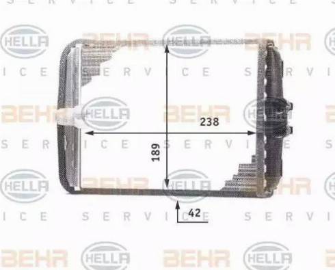 BEHR HELLA Service 8FH 351 311-681 - Scambiatore calore, Riscaldamento abitacolo autozon.pro