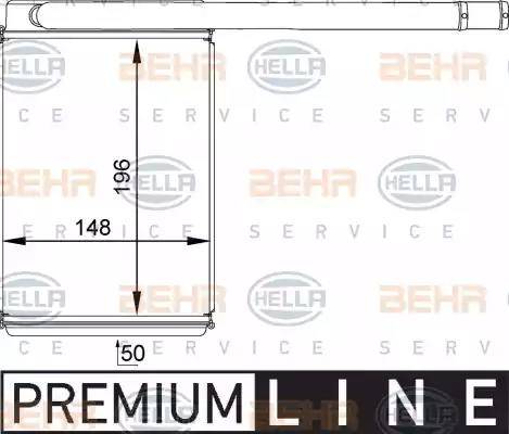 BEHR HELLA Service 8FH 351 313-461 - Scambiatore calore, Riscaldamento abitacolo autozon.pro