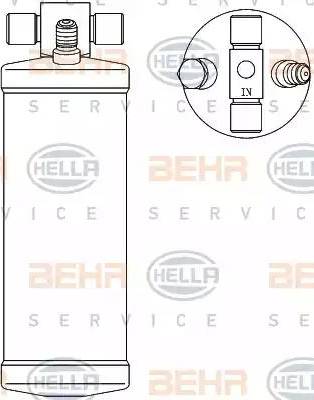 BEHR HELLA Service 8FT 351 192-551 - Essiccatore, Climatizzatore autozon.pro