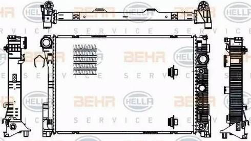 BEHR HELLA Service 8MK 376 756-221 - Radiatore, Raffreddamento motore autozon.pro