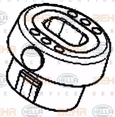 BEHR HELLA Service 8MK 376 787-431 - Radiatore, Raffreddamento motore autozon.pro