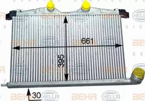 BEHR HELLA Service 8ML 376 910-321 - Intercooler autozon.pro