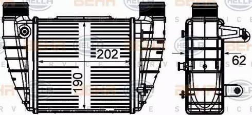 BEHR HELLA Service 8ML 376 899-051 - Intercooler autozon.pro