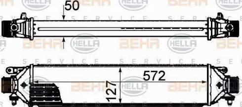 BEHR HELLA Service 8ML 376 899-131 - Intercooler autozon.pro