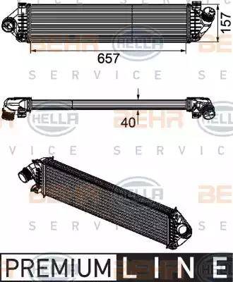 BEHR HELLA Service 8ML 376 746-471 - Intercooler autozon.pro