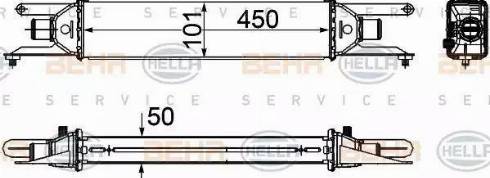 BEHR HELLA Service 8ML 376 746-681 - Intercooler autozon.pro