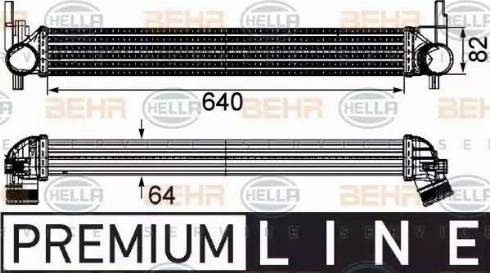 BEHR HELLA Service 8ML 376 746-141 - Intercooler autozon.pro