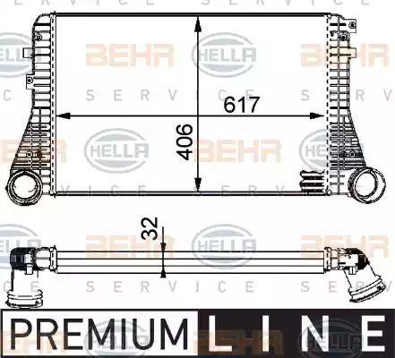 BEHR HELLA Service 8ML 376 723-541 - Intercooler autozon.pro