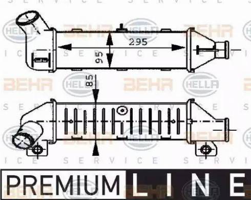 BEHR HELLA Service 8ML 376 723-251 - Intercooler autozon.pro