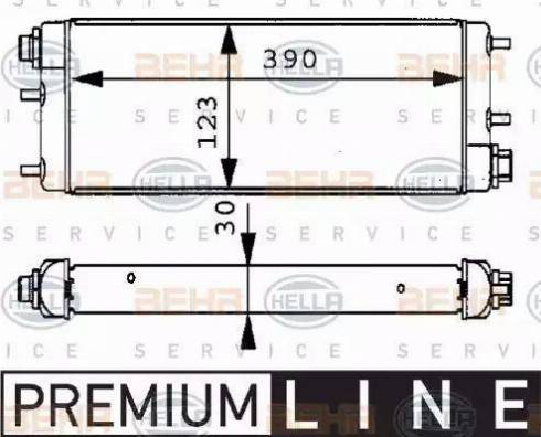 BEHR HELLA Service 8MO 376 725-761 - Radiatore olio, Cambio automatico autozon.pro