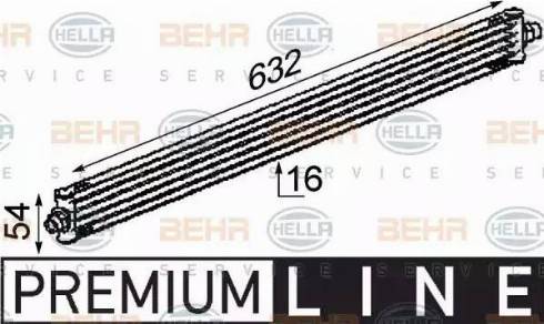 BEHR HELLA Service 8MO 376 722-311 - Radiatore olio, Cambio automatico autozon.pro