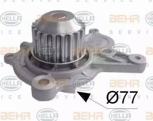 BEHR HELLA Service 8MP 376 801-184 - Pompa acqua autozon.pro