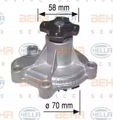 BEHR HELLA Service 8MP 376 802-174 - Pompa acqua autozon.pro