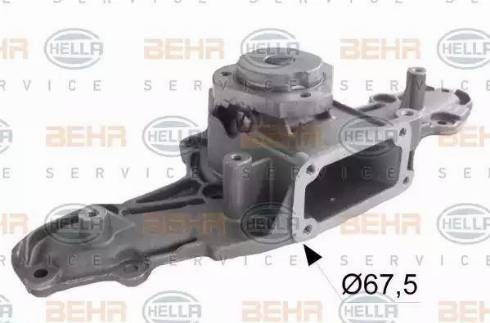 BEHR HELLA Service 8MP 376 810-124 - Pompa acqua autozon.pro